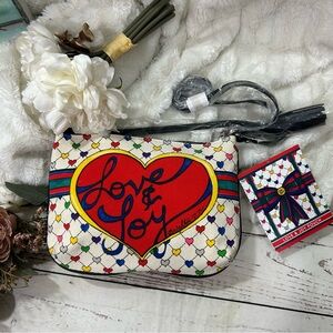 brighton joy love holiday crossbody bag NWT